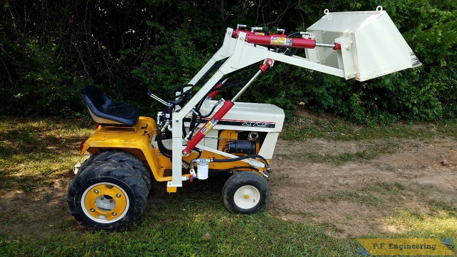 Cub cadet 149 discount garden tractor loader backhoe